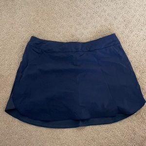 Exercise skort in navy